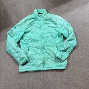Marmot Light Green Caleb Quilted Lightweight mint green Jacket